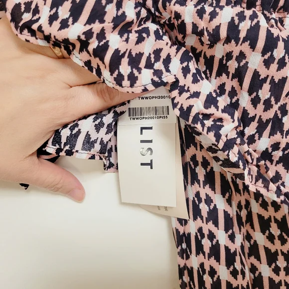 SPRING/ SUMMER DRESS Black Pink digital pattern dress - Picture 11 of 12